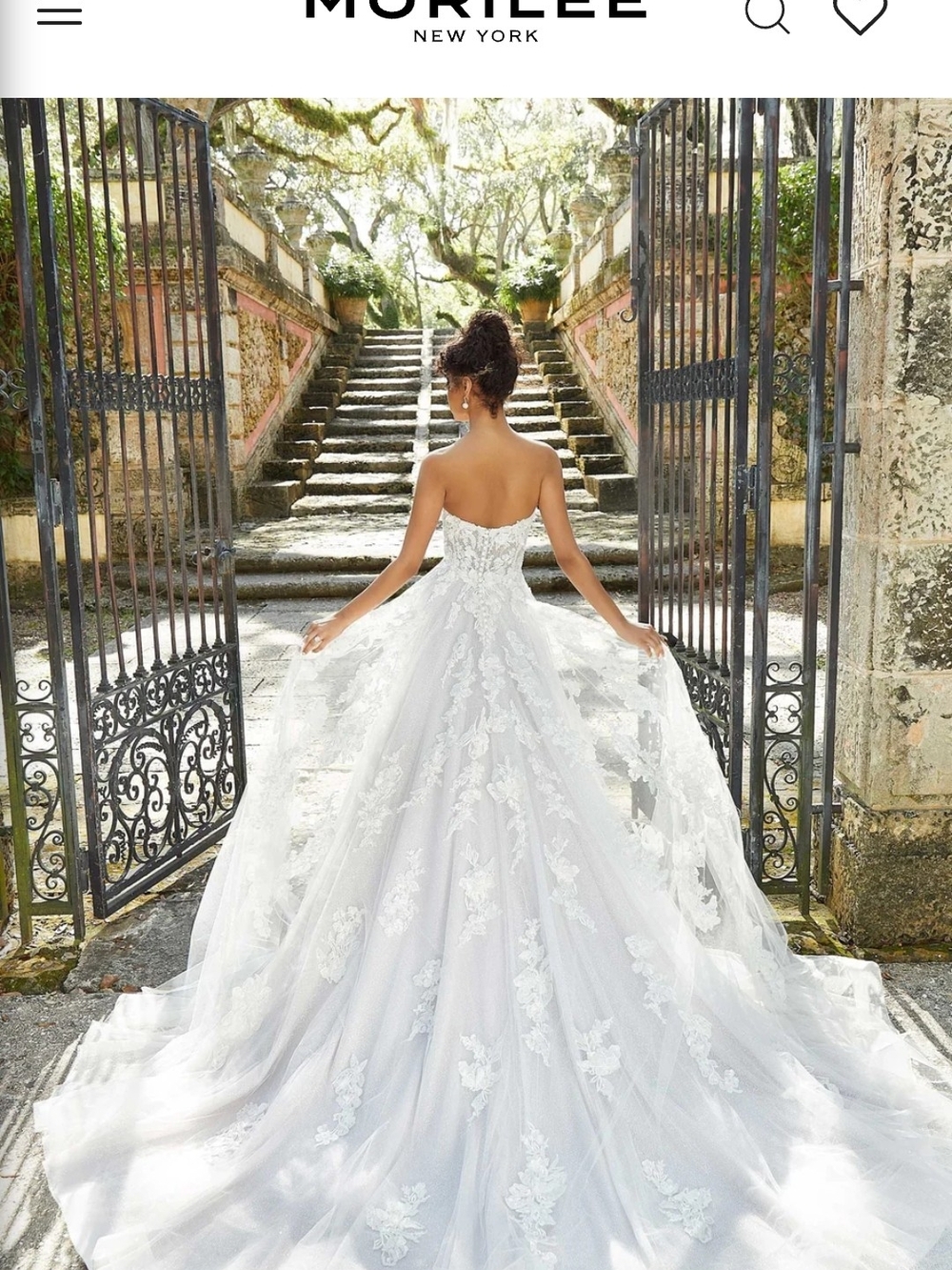 Size 12 Mori Lee White Lace Bridal Gown